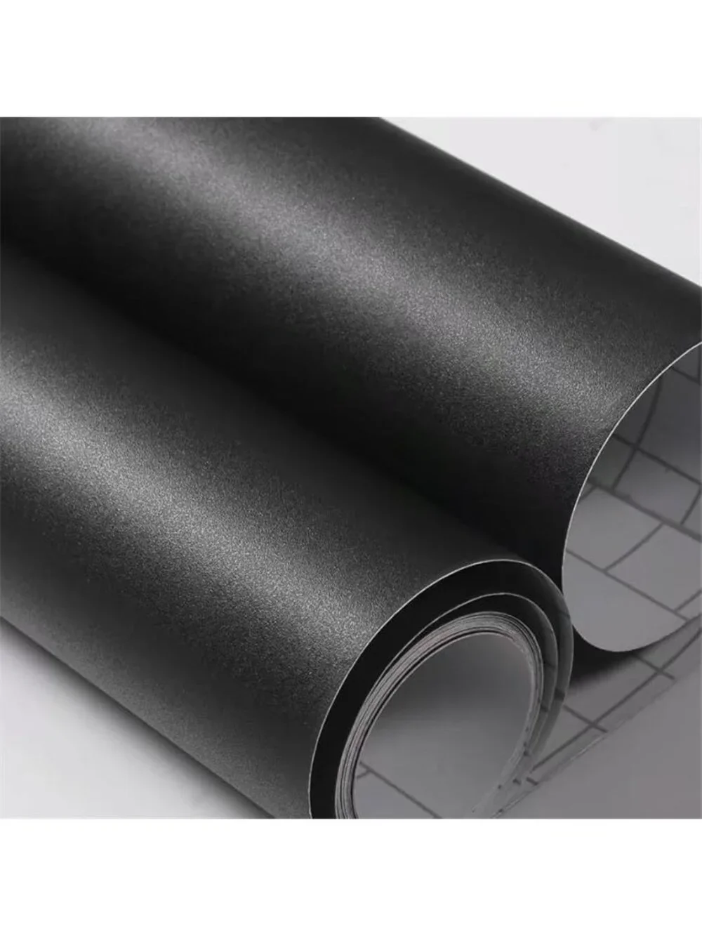 Matte Black Contact Paper Peel Stick Vinyl Self Adhesive Wallpaper 16x120
